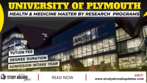 Health & Medicine Master by Research Programs