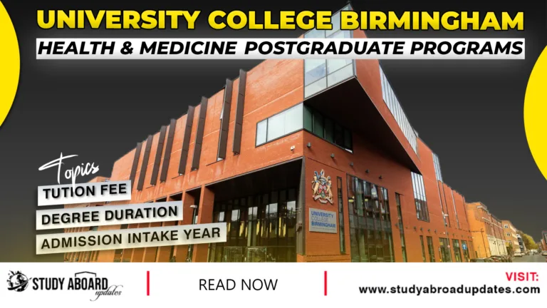 Health & Medicine Postgraduate