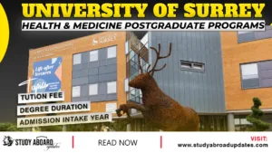 Health & Medicine Postgraduate Programs