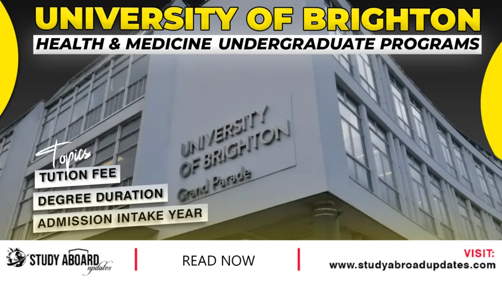 Health & Medicine Undergraduate