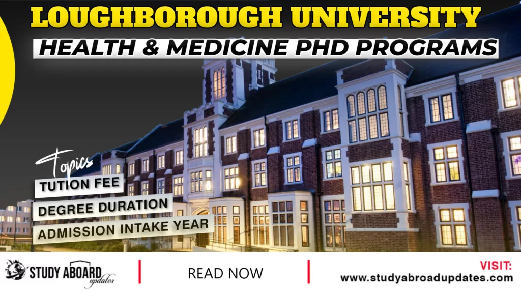 Health & Medicine phd Programs