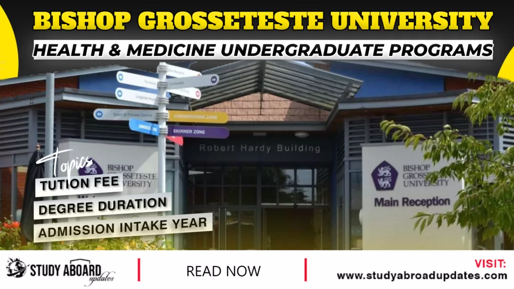 Health & Medicine undergraduate Programs