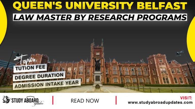 Law Master by Research