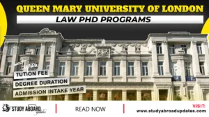 Law Phd Programs