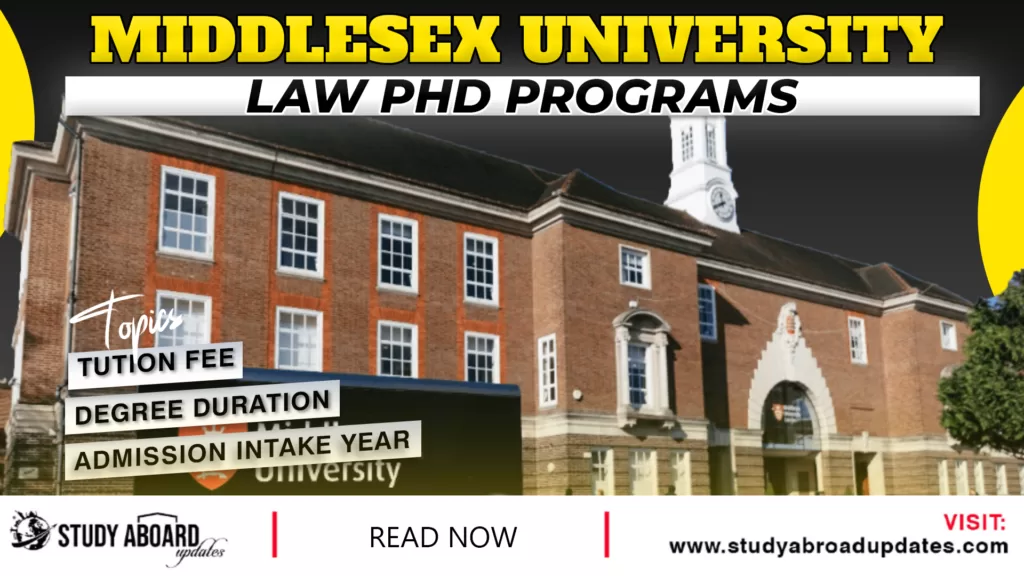 Law phd Programs