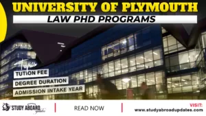 Law phd Programs