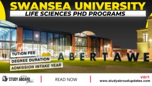 Swansea University Life Sciences PHD Programs