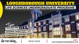 Life Sciences Undergraduate Programs