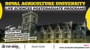 Royal Agriculture University Life Sciences Postgraduate Programs