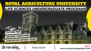 Royal Agriculture University Life Sciences Undergraduate Programs