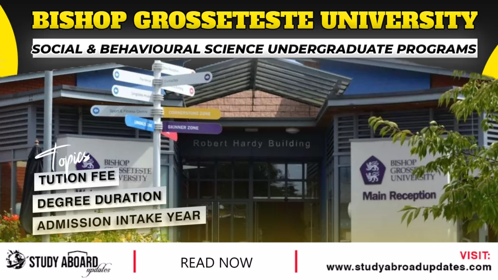 Social & Behavioural Science undergraduate Programs