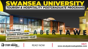 Swansea University Tourism & Hospitality Postgraduate Programs