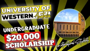 University of Western Australia Undergraduate Scholarship