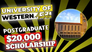 University of Western australia Postgraduate Scholarships