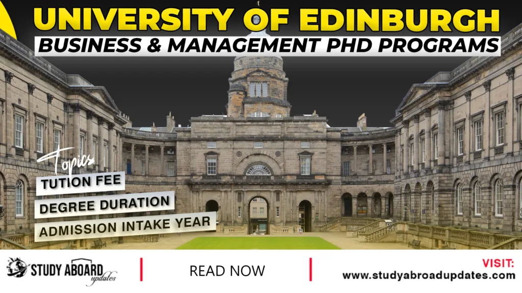 Business & Management Phd