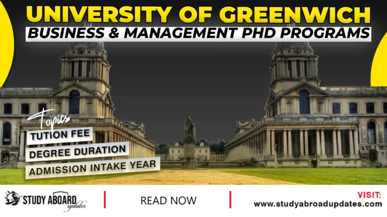 Business & Management Phd