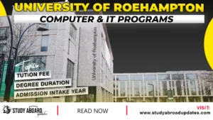 University of Roehampton Computer & IT Programs