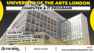 University of the Arts London Computer & IT Programs