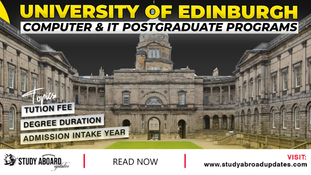 Computer & IT Postgraduate