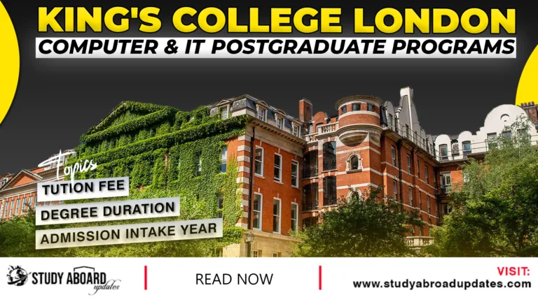 Computer & IT Postgraduate