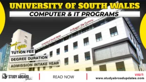 University of South Wales Computer & IT Programs
