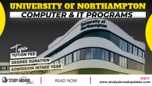 University of Northampton Computer & IT Programs