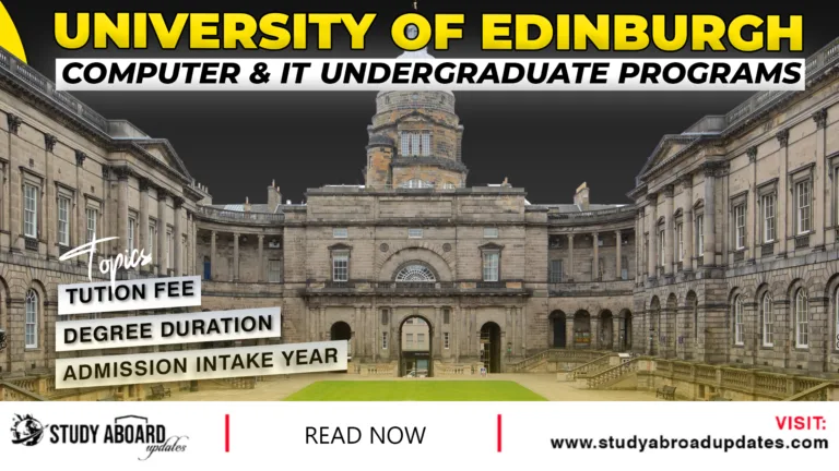 Computer & IT Undergraduate