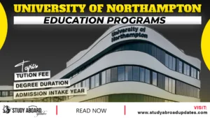 University of Northampton Education Programs