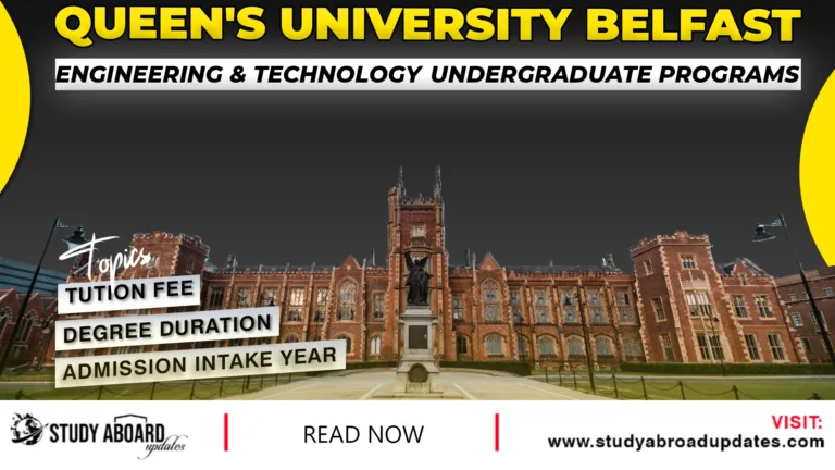 Engineering & Technology Undergraduate