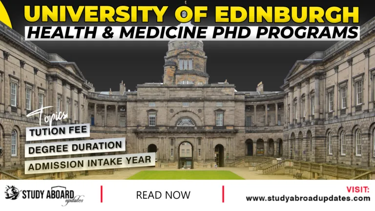 Health & Medicine Phd