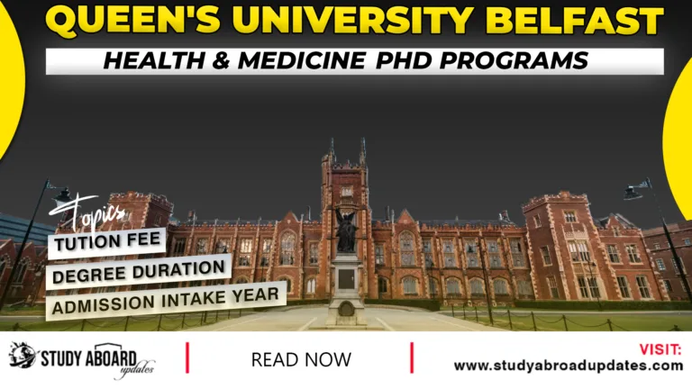 Health & Medicine Phd