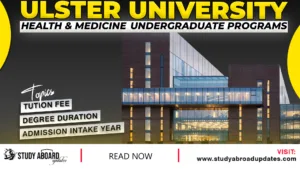 Health & Medicine Undergraduate