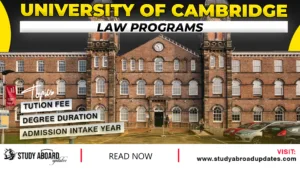 University of Cumbria Law Programs