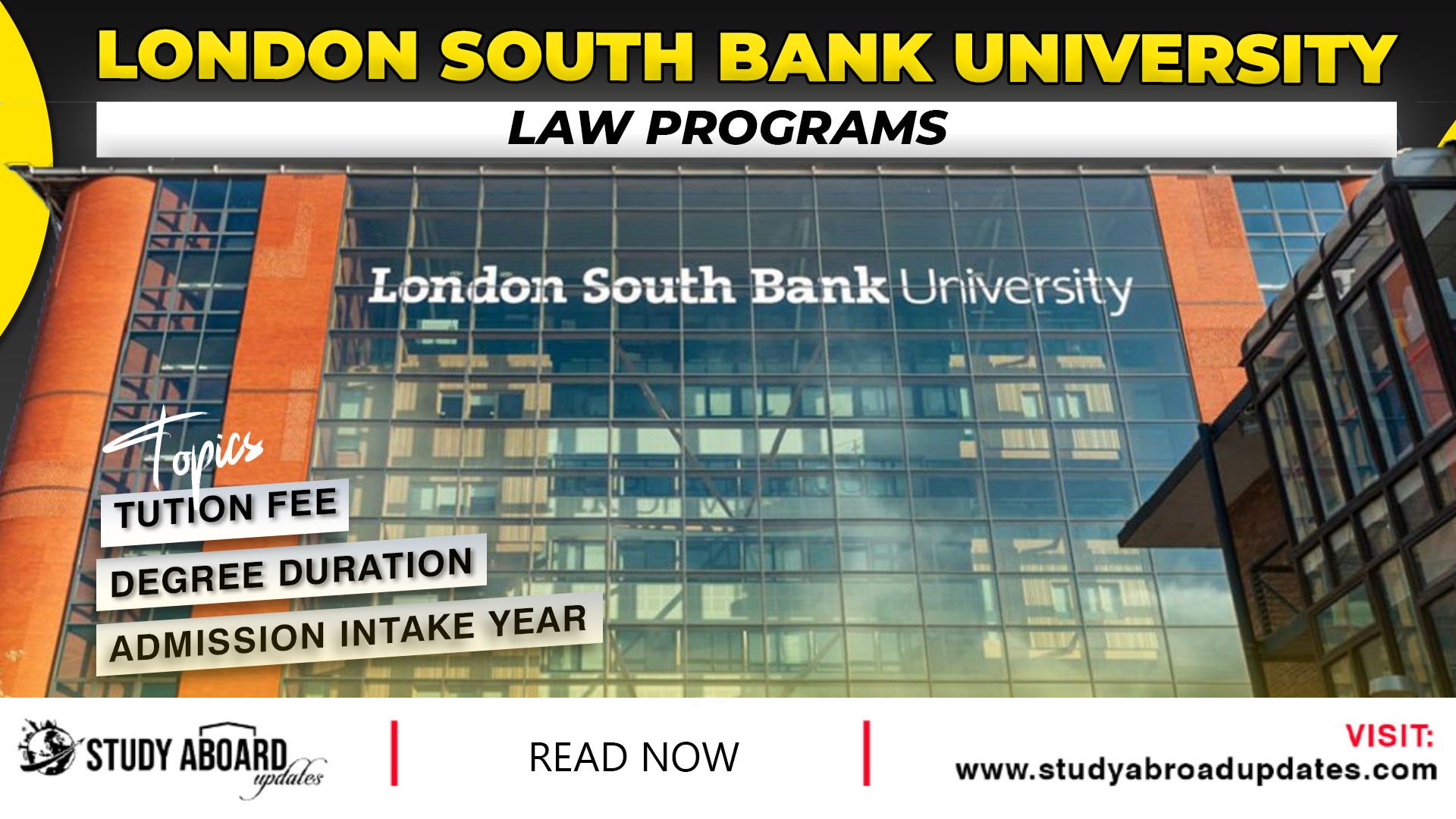 London South Bank University Law Programs