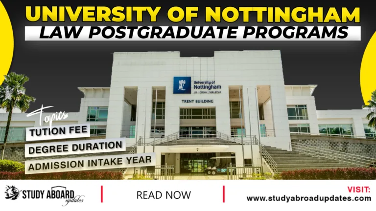 Law Postgraduate