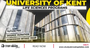University of Kent Life Sciences Programs