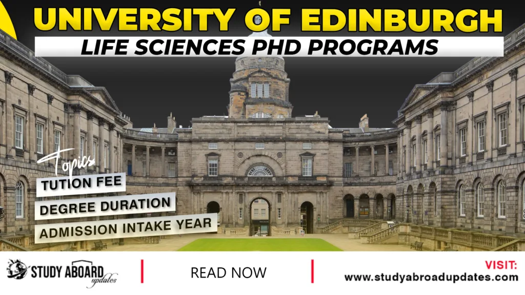Life Sciences Phd