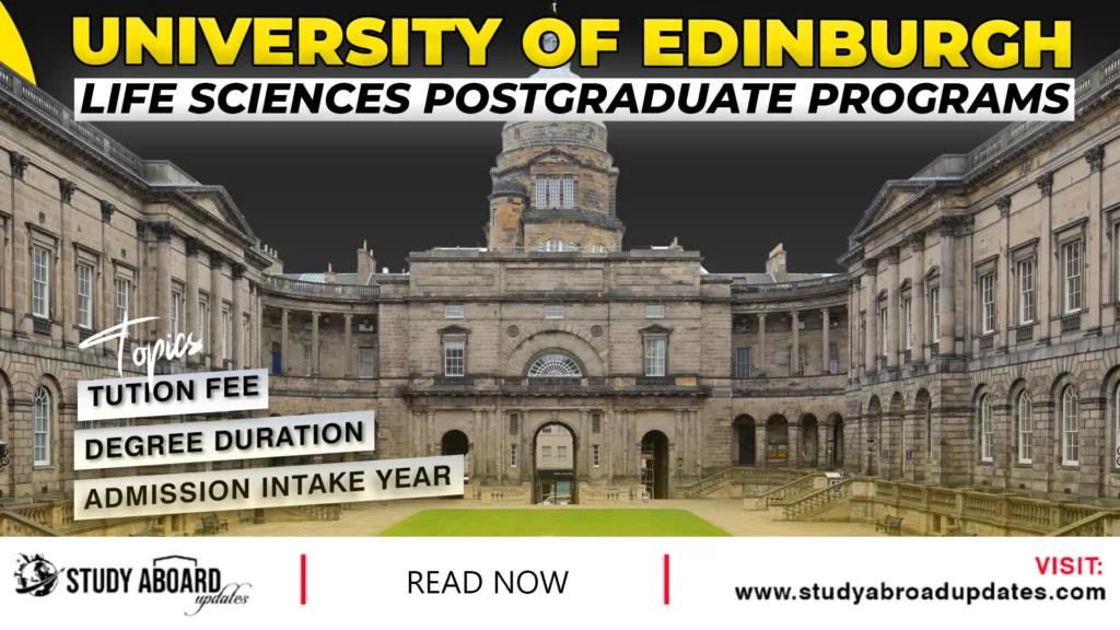 Life Sciences Postgraduate