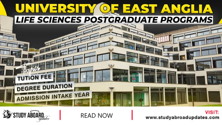 Life Sciences Postgraduate