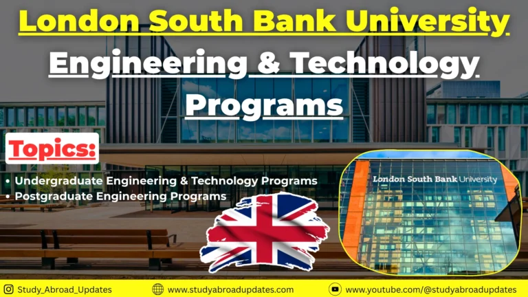 london-south-bank-university-engineering-technology-programs