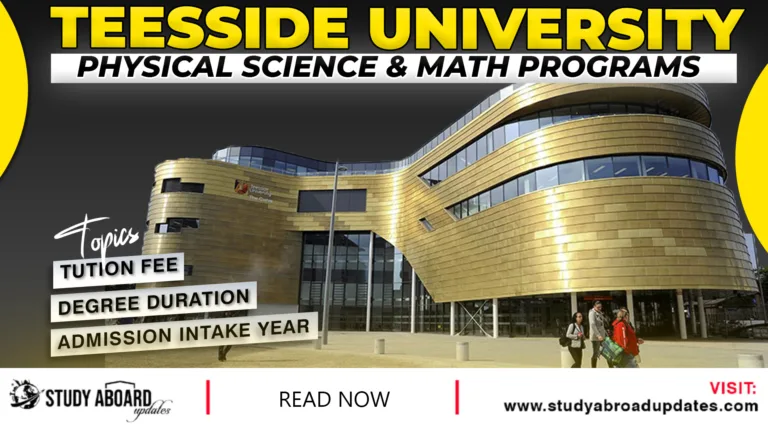 Physical Science & Math