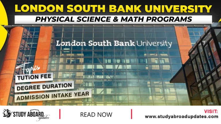 Physical Science & Math