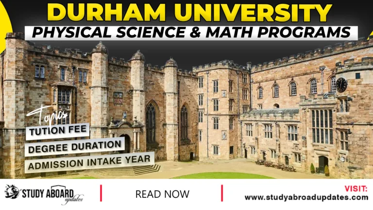 Physical Science & Math