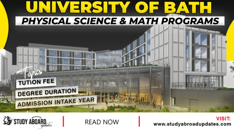 Physical Science & Math