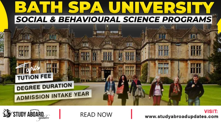 Social & Behavioural Science