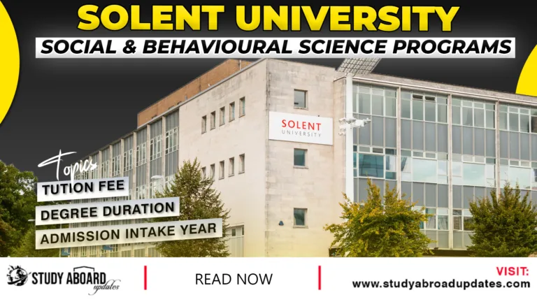 Social & Behavioural Science