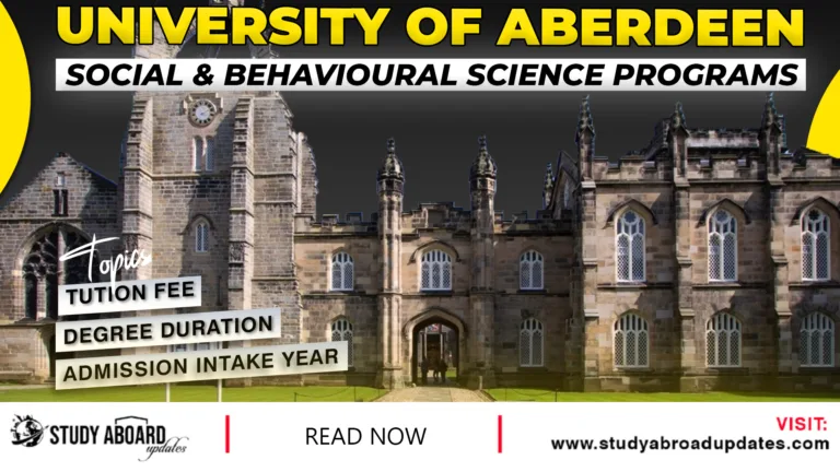 Social & Behavioural Science