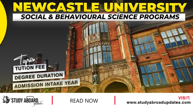 Social & Behavioural Science