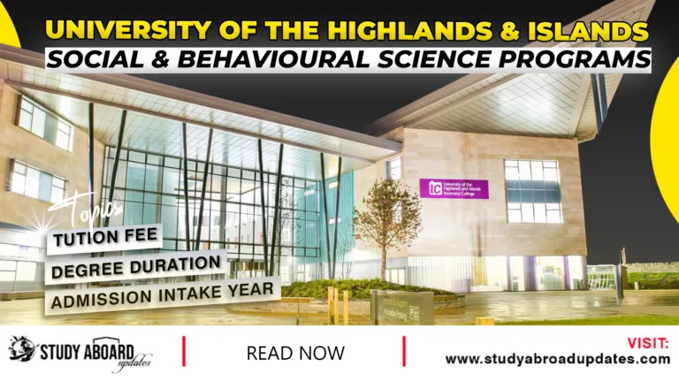 Social & Behavioural Science