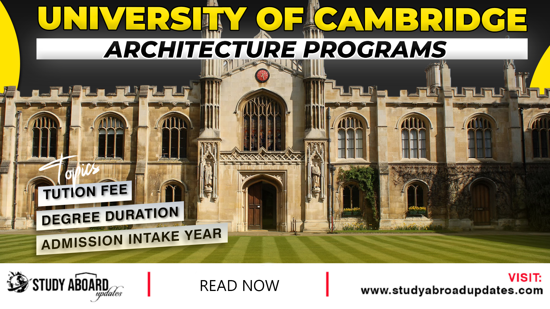 University of Cambridge Architecture Programs